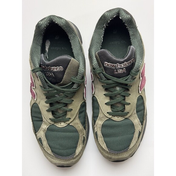 Size 9.5 - New Balance Teddy Santis x 990v3 Made in USA Green Purple - Picture 3 of 7